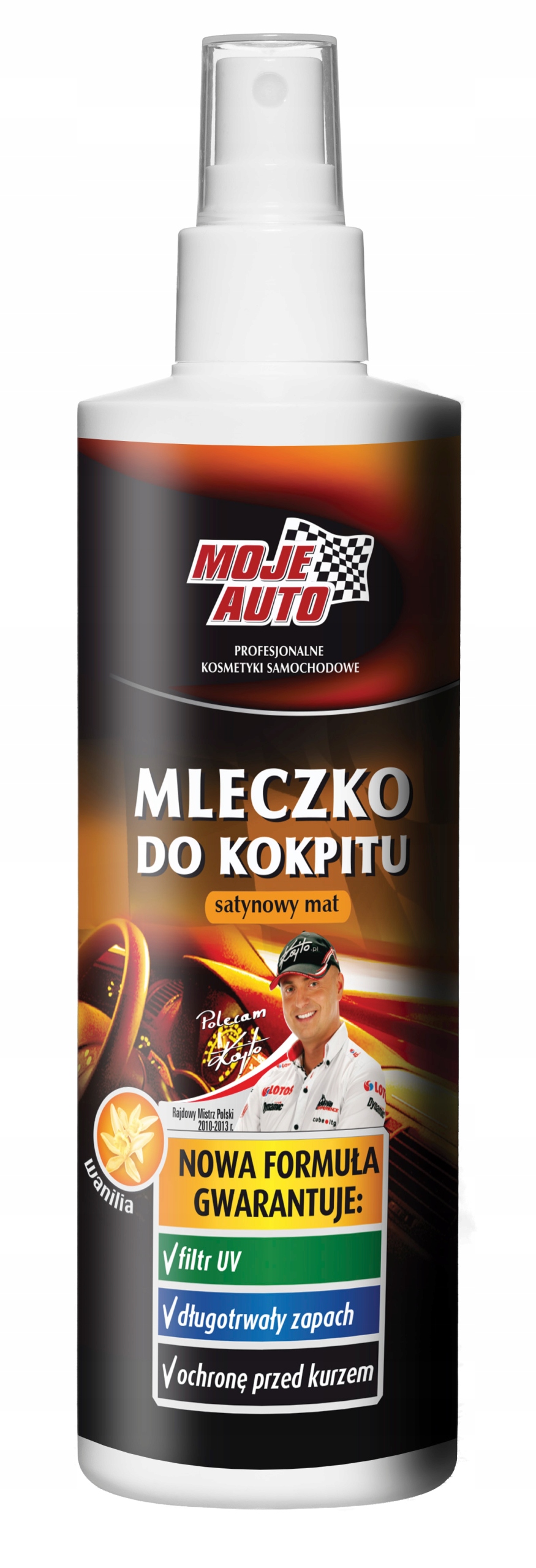 

Kokpit Matowy Mleczko Wanilia 300ML Moje Auto