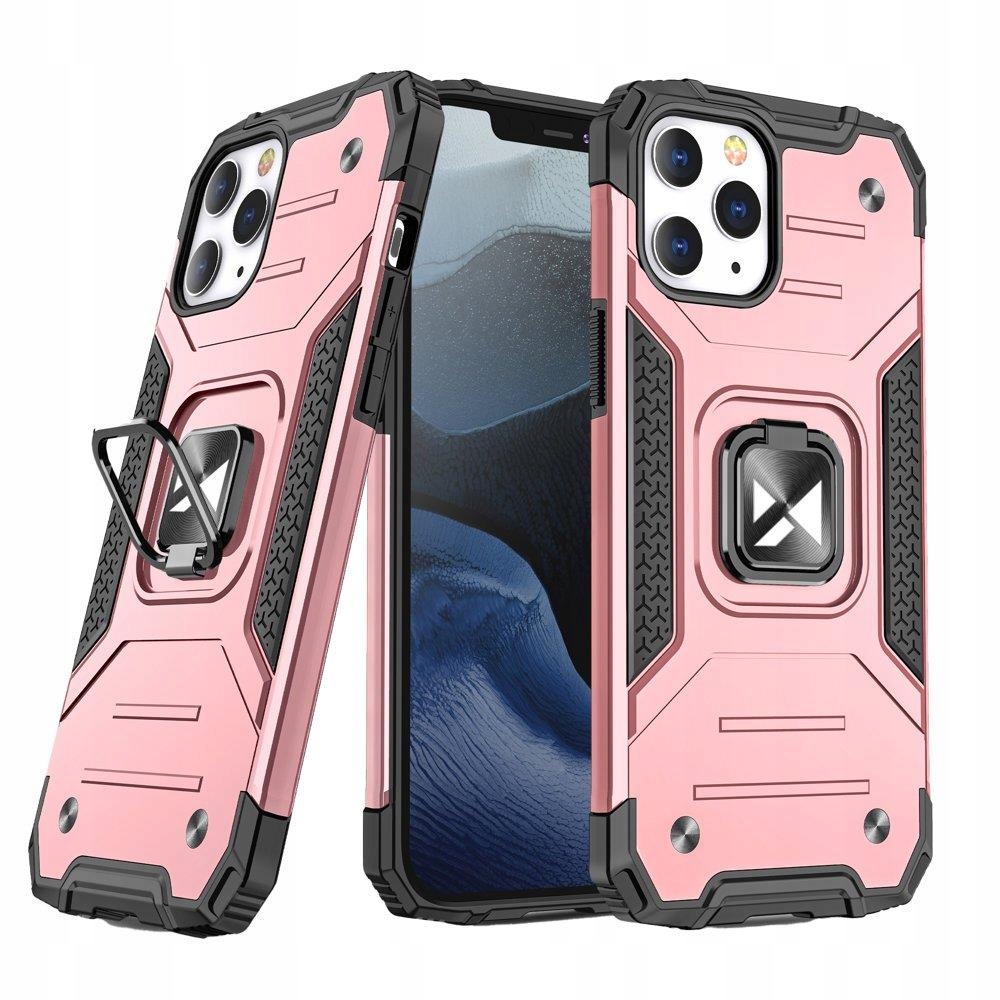Pancerne etui pokrowiec magnetyczny uchwyt iPhone 13 Pro Ring Armor