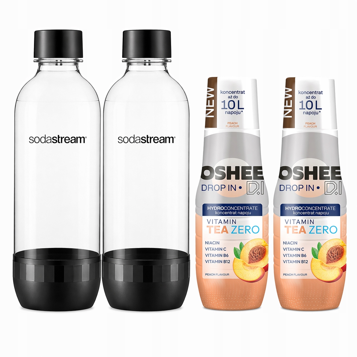koncentrát Sirup Oshee Lahve Do Saturatoru SodaStream Classic 1L 2+2KS