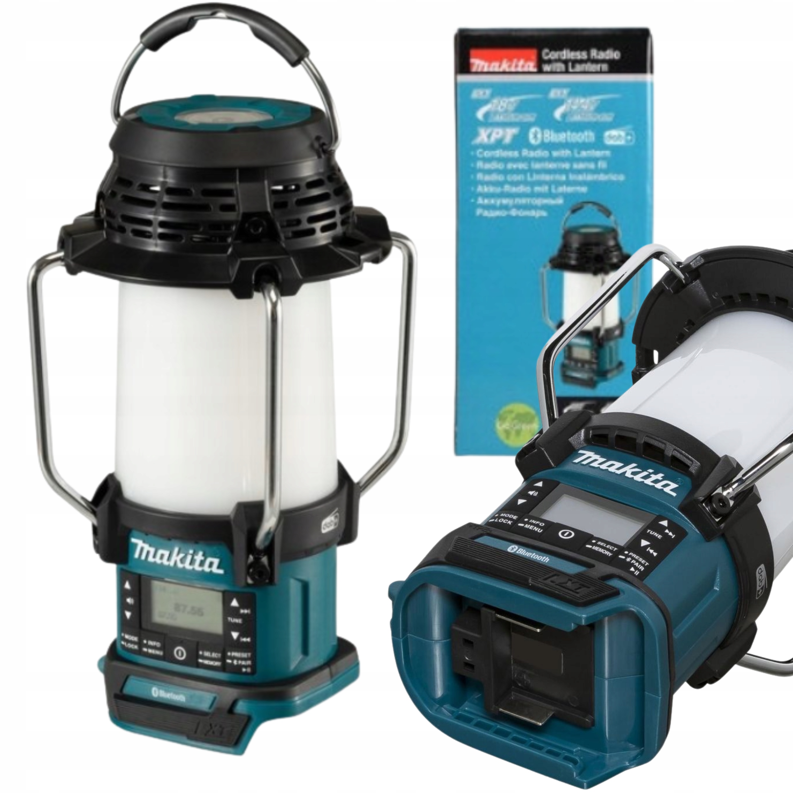Stavební Rádio S Bluetooth Aku Lampou 18V Makita DMR056