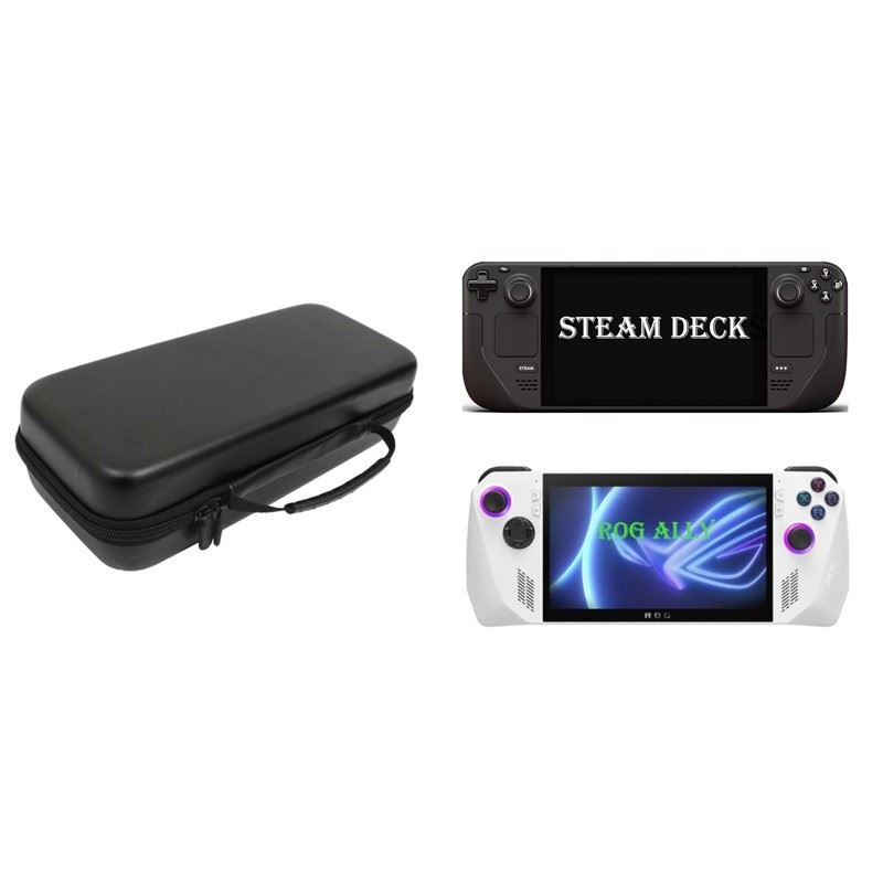 Etui na konsolę Valve Steam Deck Pokrowiec Case Futerał czarny