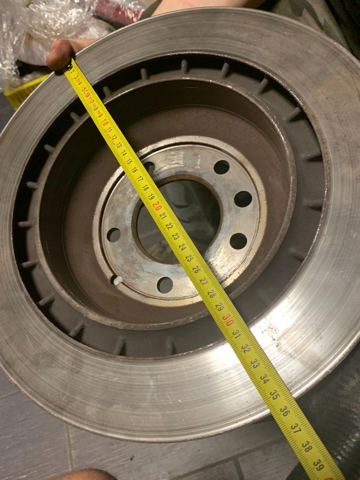 disc rear PORSCHE CAYENNE 7P5 4.8 TURBO 1