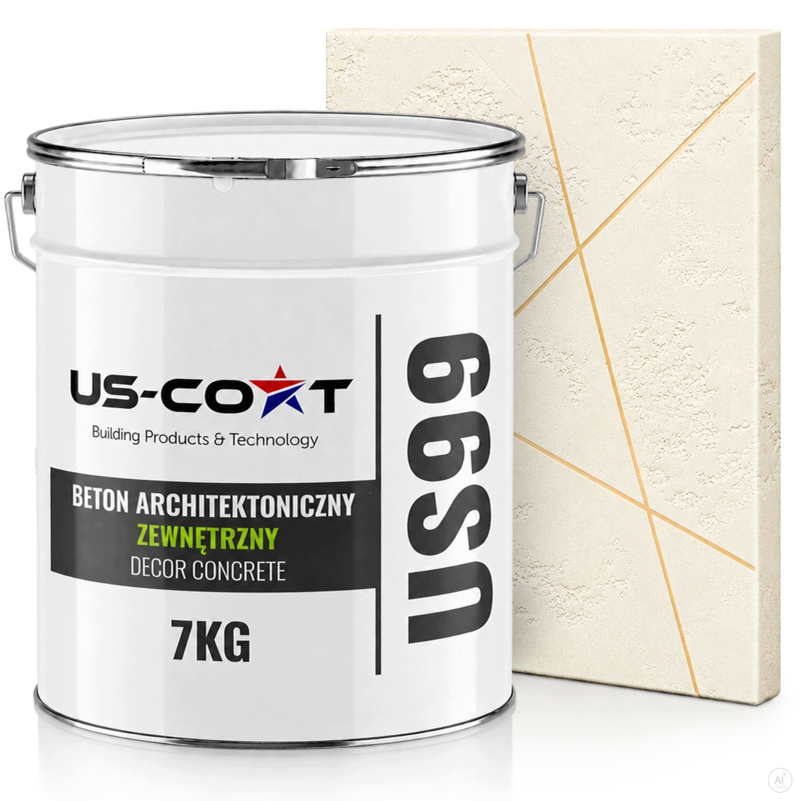 Vnější Architektonický Beton Béžový Světlý F751 5m2 7kg Omítka Na Zeď