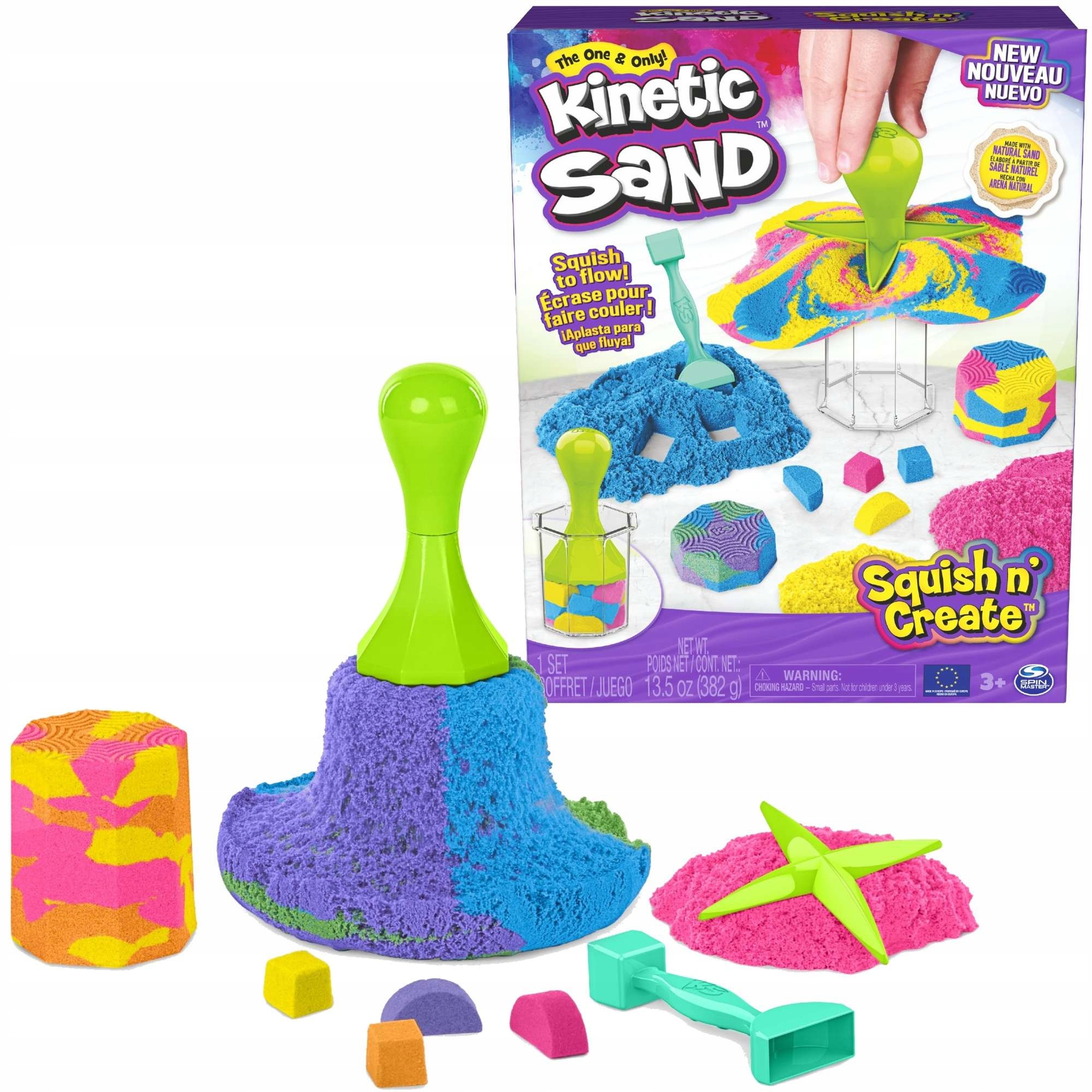 

Piasek Kinetyczny Zestaw Squish N' Create Akc,