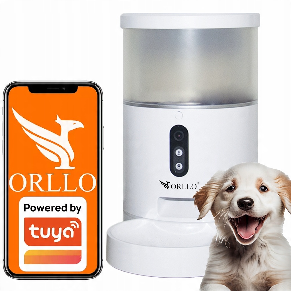 

Automatyczny Dozownik Karmy WiFi Orllo Pet Feeder