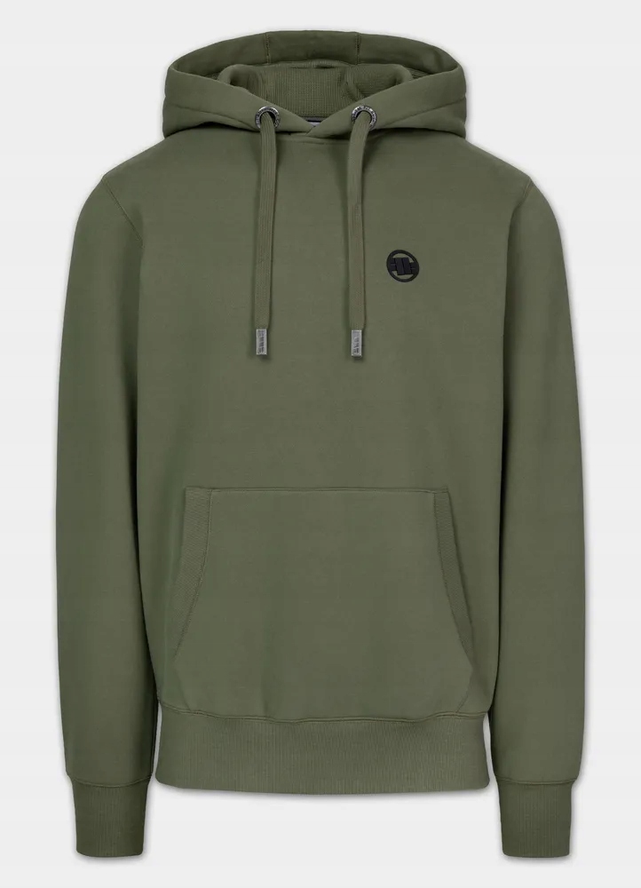 Pánská Mikina s kapucí Pitbull Small Logo Basic Klasika Klokanka M