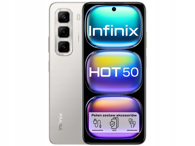 Smartfon Infinix Hot 50 8/128GB 6.78" 120Hz Szary
