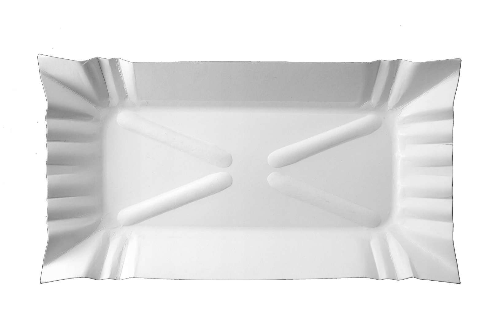 

Tacki Papierowe Jednorazowe 14x25cm Białe 100szt