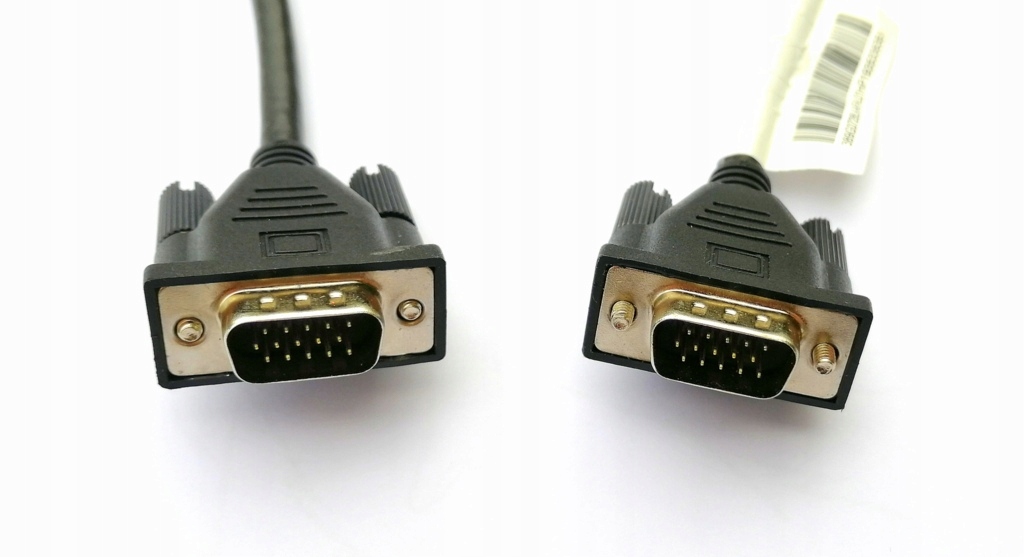 KABEL MONITOR D-SUB M/M HD VGA SVGA WROCŁAW Model VGA - VGA, 1.8 m