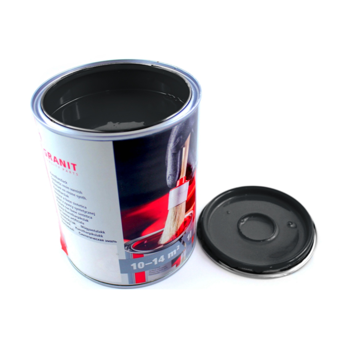 Farba Lakier czarny grafitowy Ral 9011 Nopolux Wilckens Granit 1 l Puszka