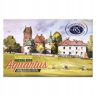 Akvarel Aquarius Urban Sketching 12 barev Roman Szmal