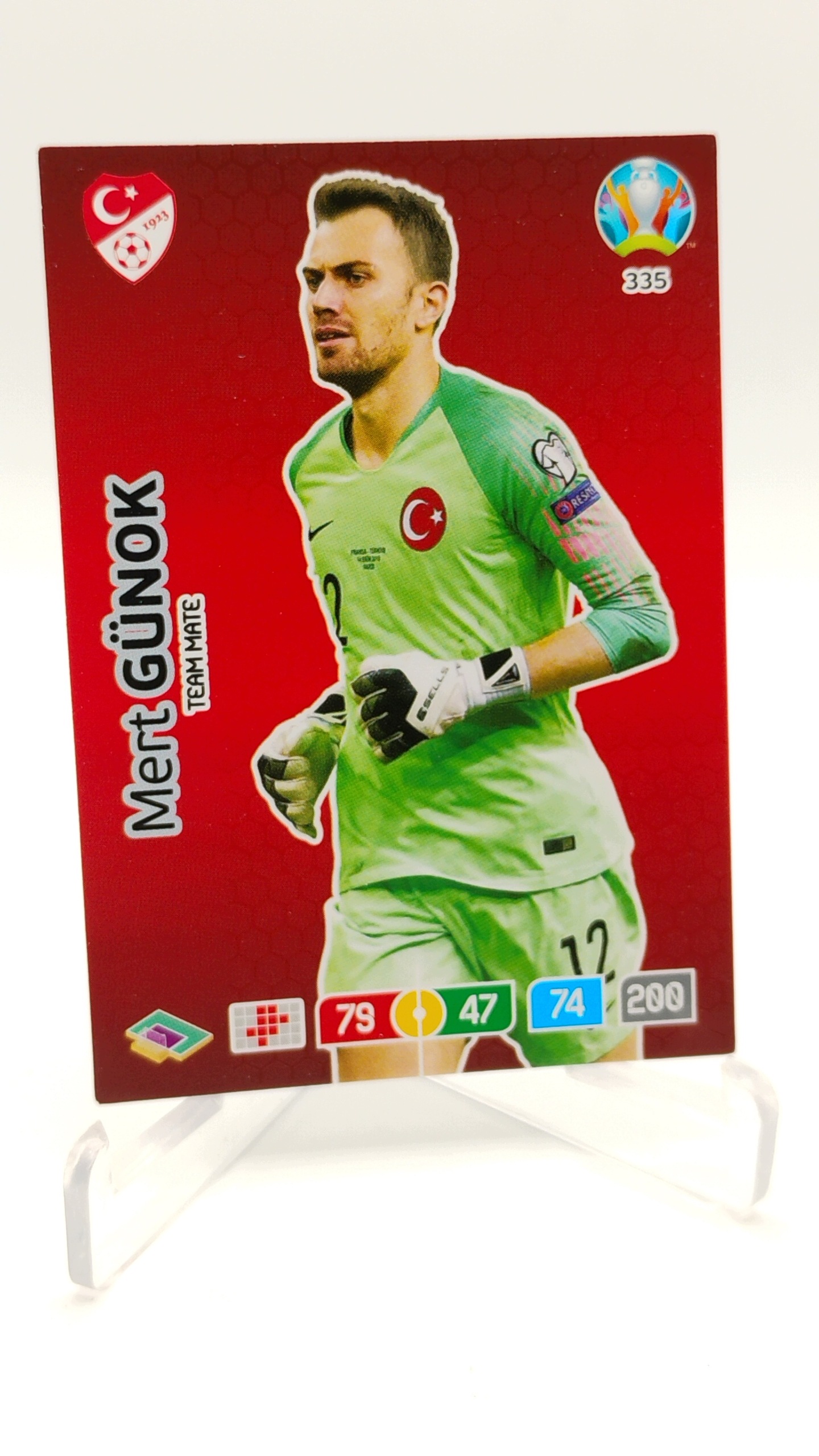 Panini Euro 2020 Team Mate 335 Mert Gunok Turcja