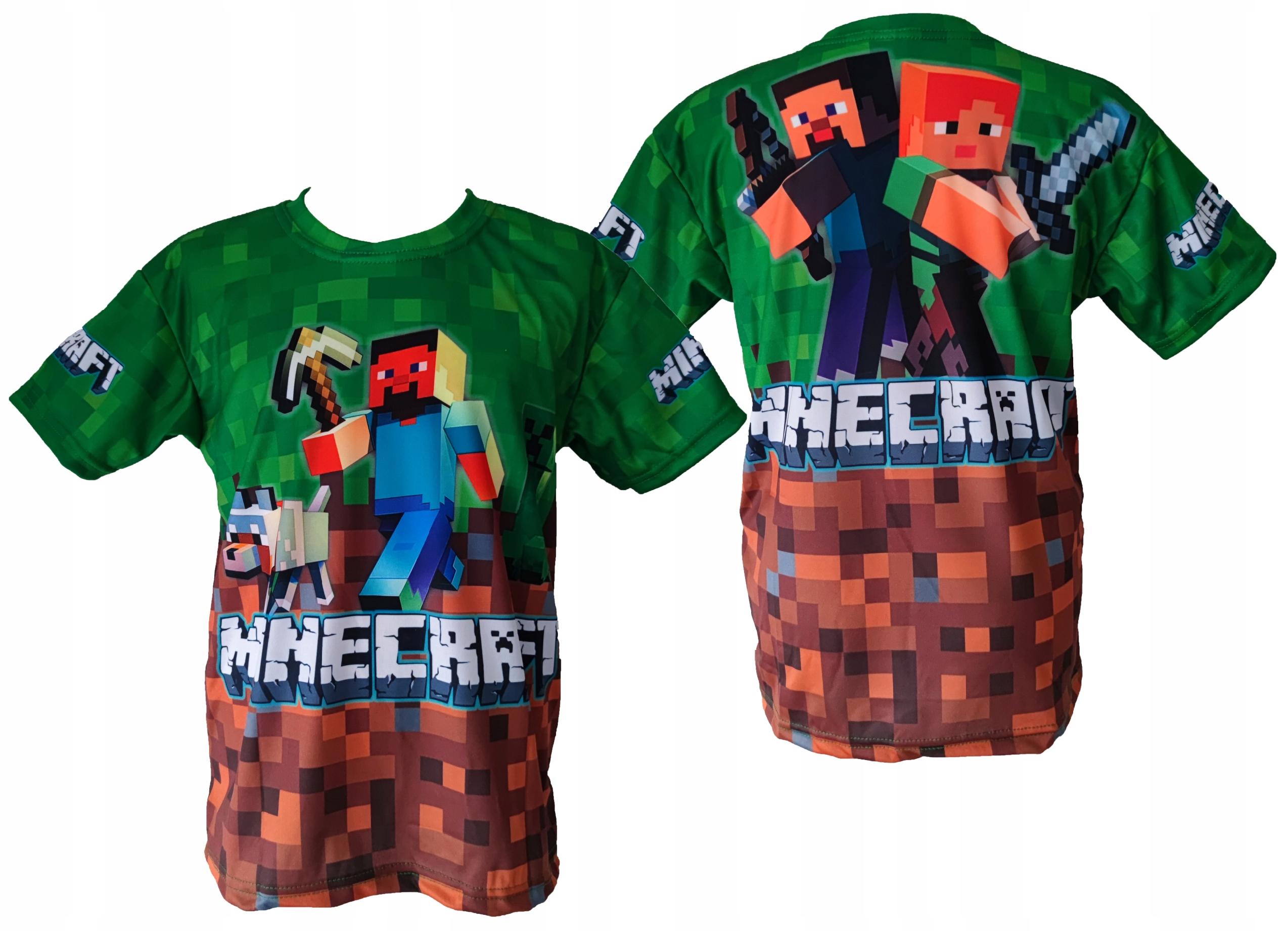 

Koszulka t-shirt dla fana Minecraft M5 rozm 128