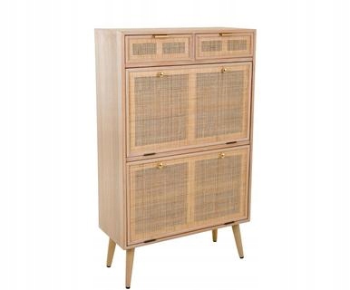 Szafka na buty z drewna Cayetana wada