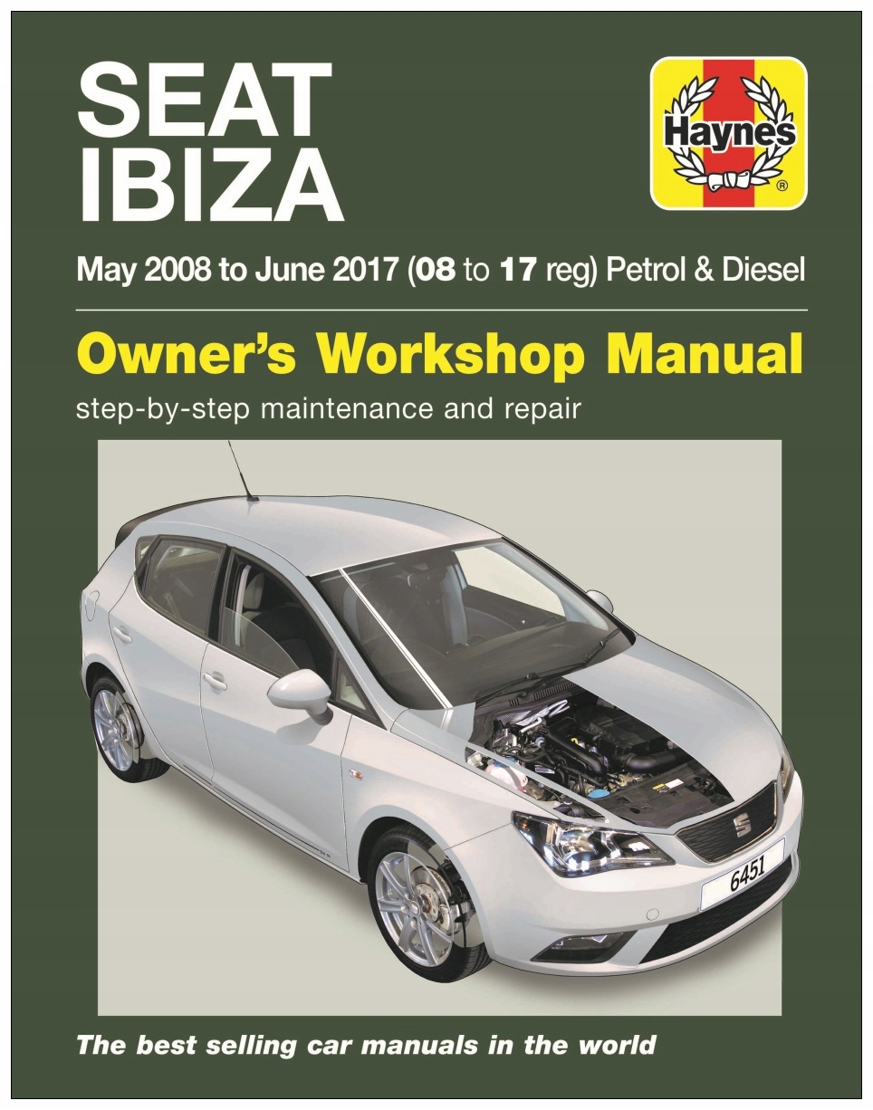 Seat Ibiza (2008-2017) instrukcja napraw i obsługi technicznej Haynes