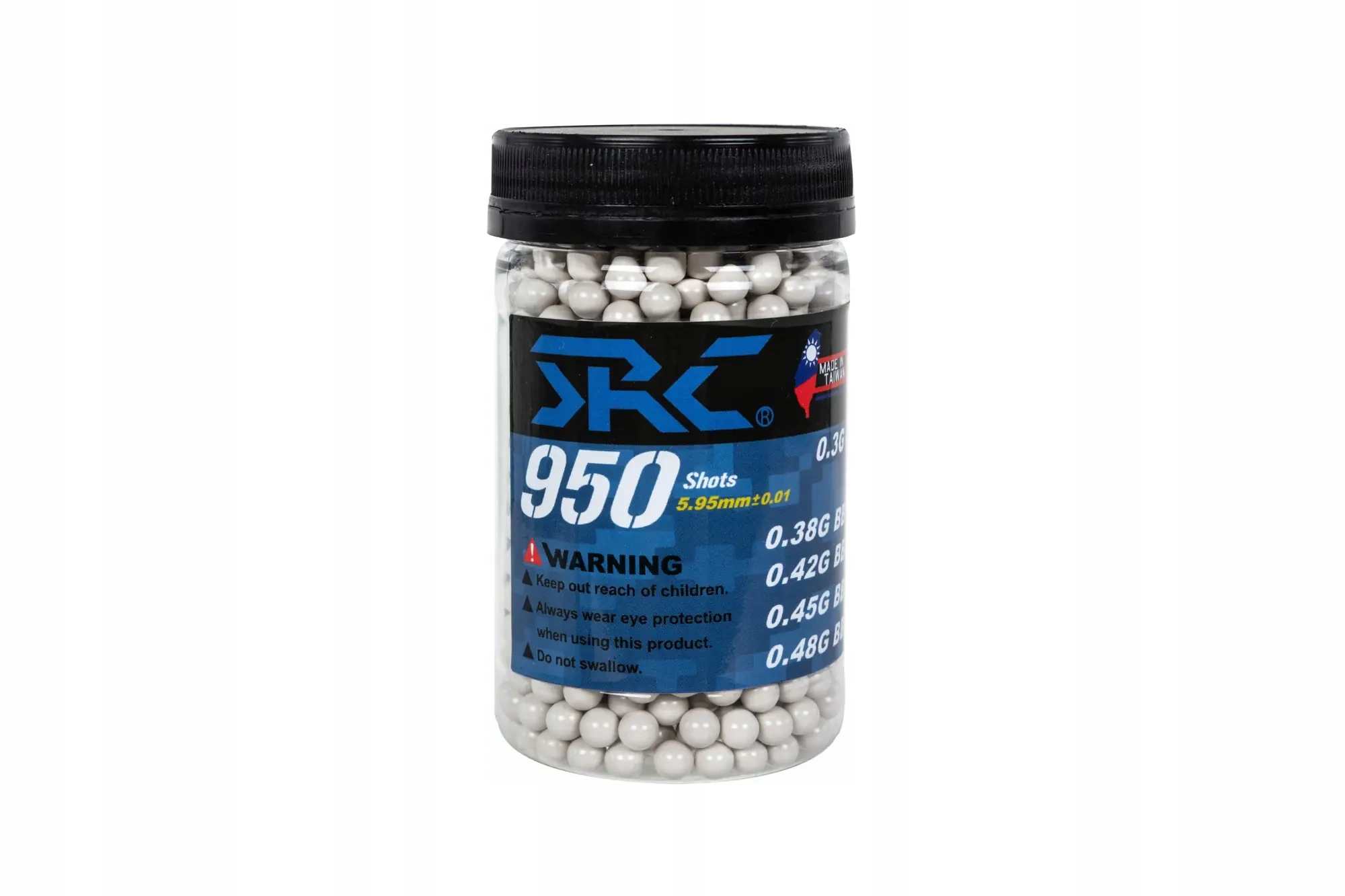 Kuličky Src 0.45 g láhev 950 kusů bílé