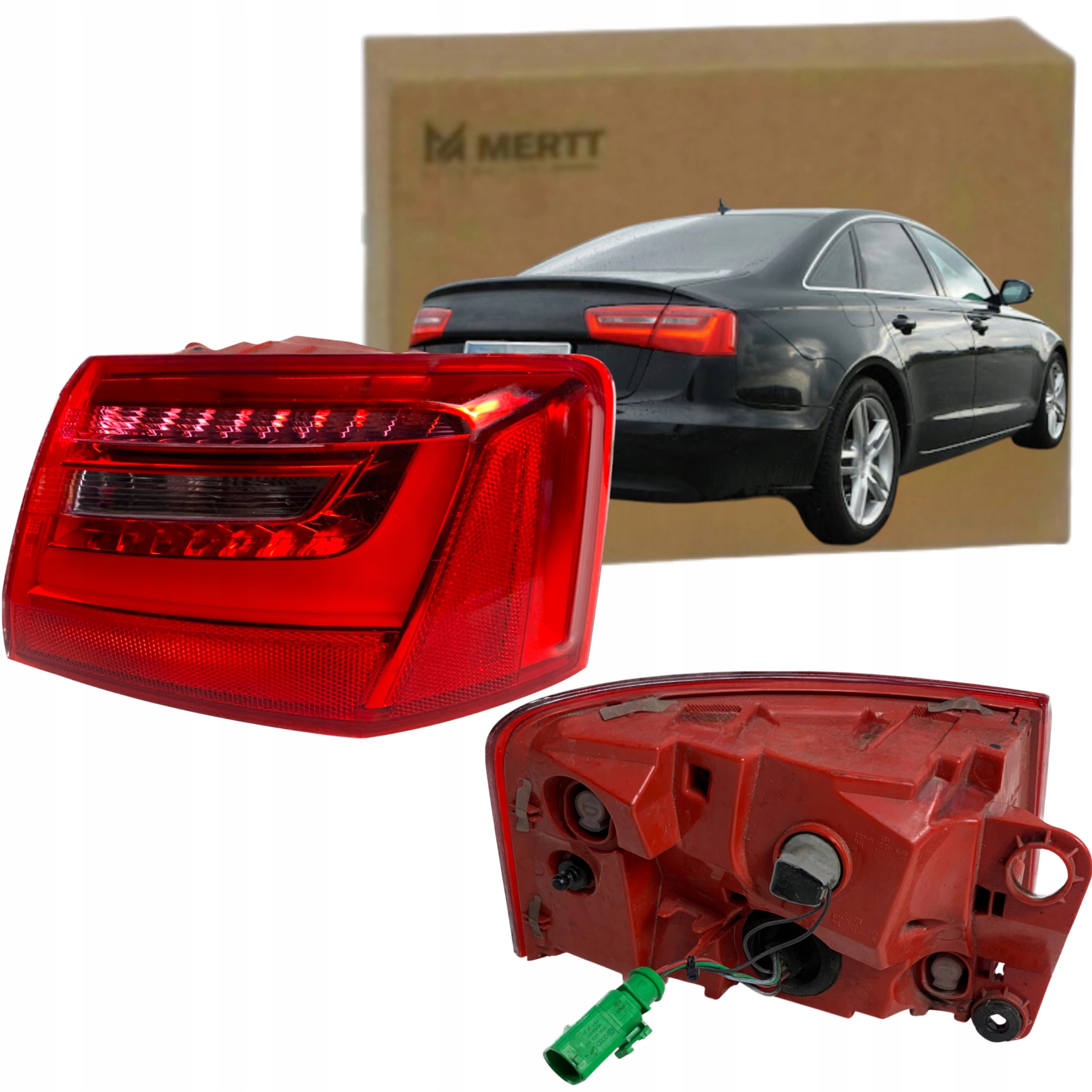 Audi A6 C7 2011-2014 Sedan Venkovní Zadní Světlo Pravé Led 4G5945096A