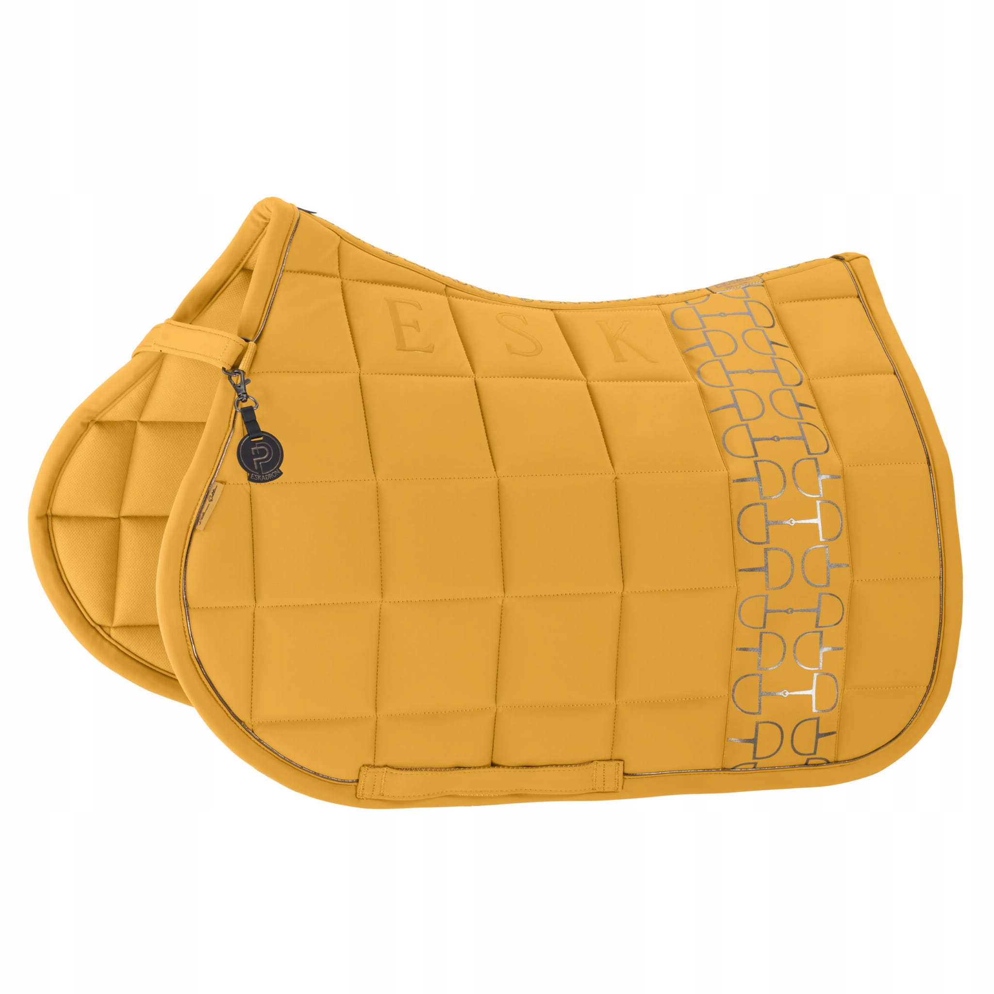 Eskadron podsedlová dečka Big Square Softshell Platinum 25 Golden Yellow Full (vs)