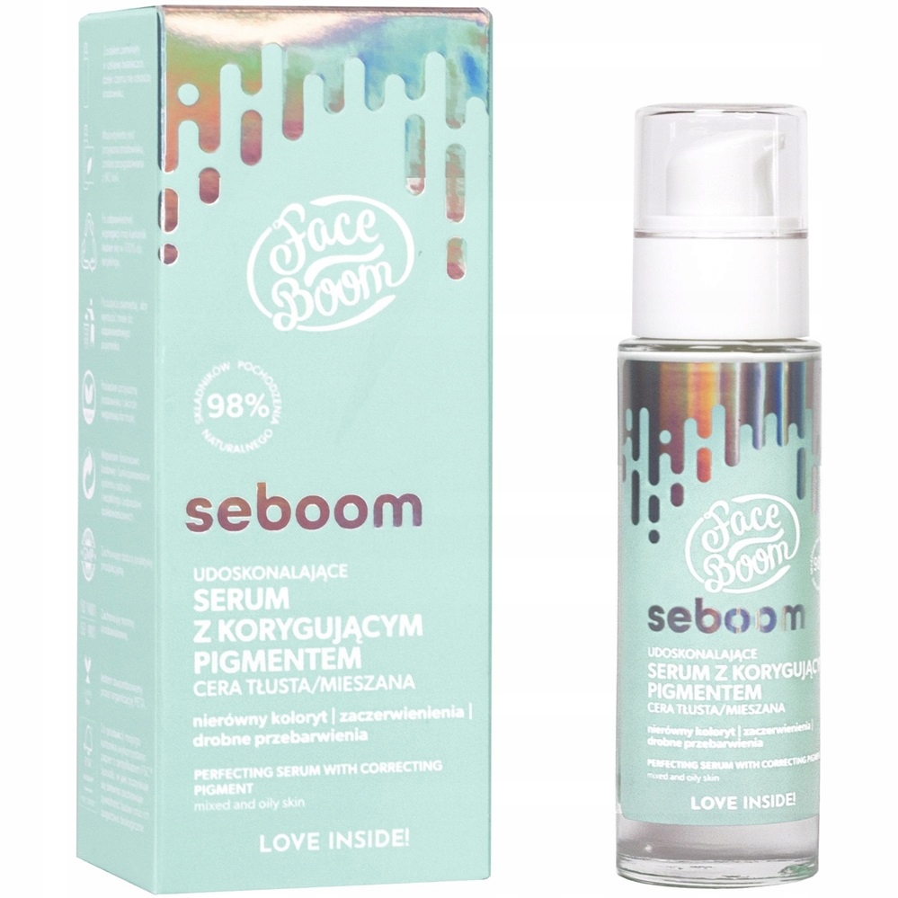 FaceBoom Seboom Udoskonalające Serum z Korygującym Pigmentem 30ml