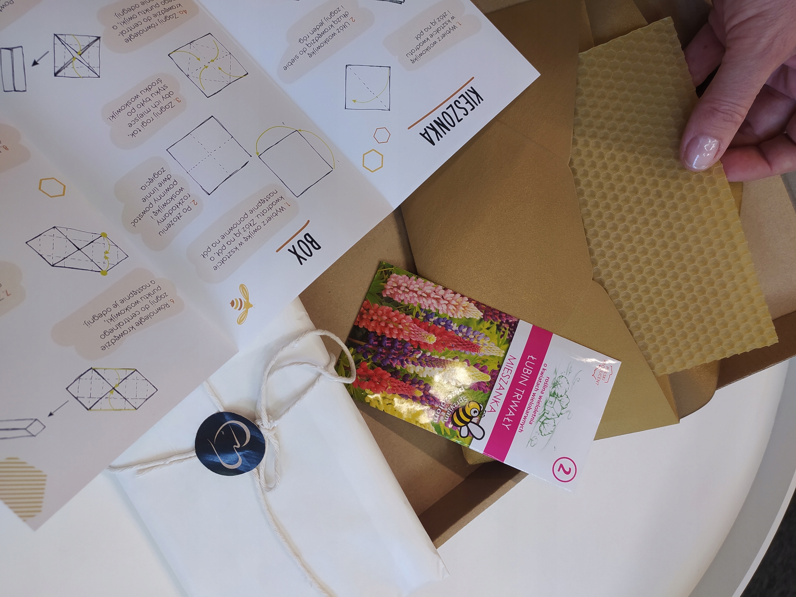 ECO-OWIJKA WOSKOWIJKA ZERO WASTE DO OWOCÓW 3SZT. Motyw inny