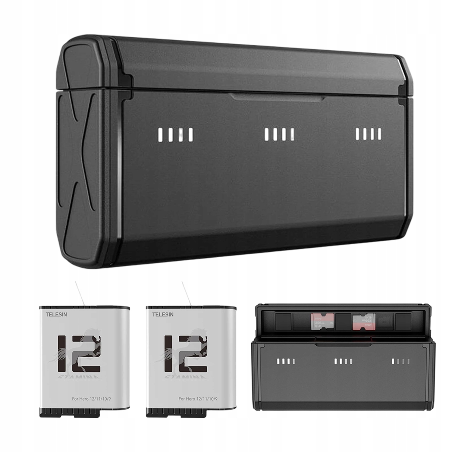 Akumulátor Enduro A Nabíječka 2 V 1 Pro Gopro Hero 12 11 10 9