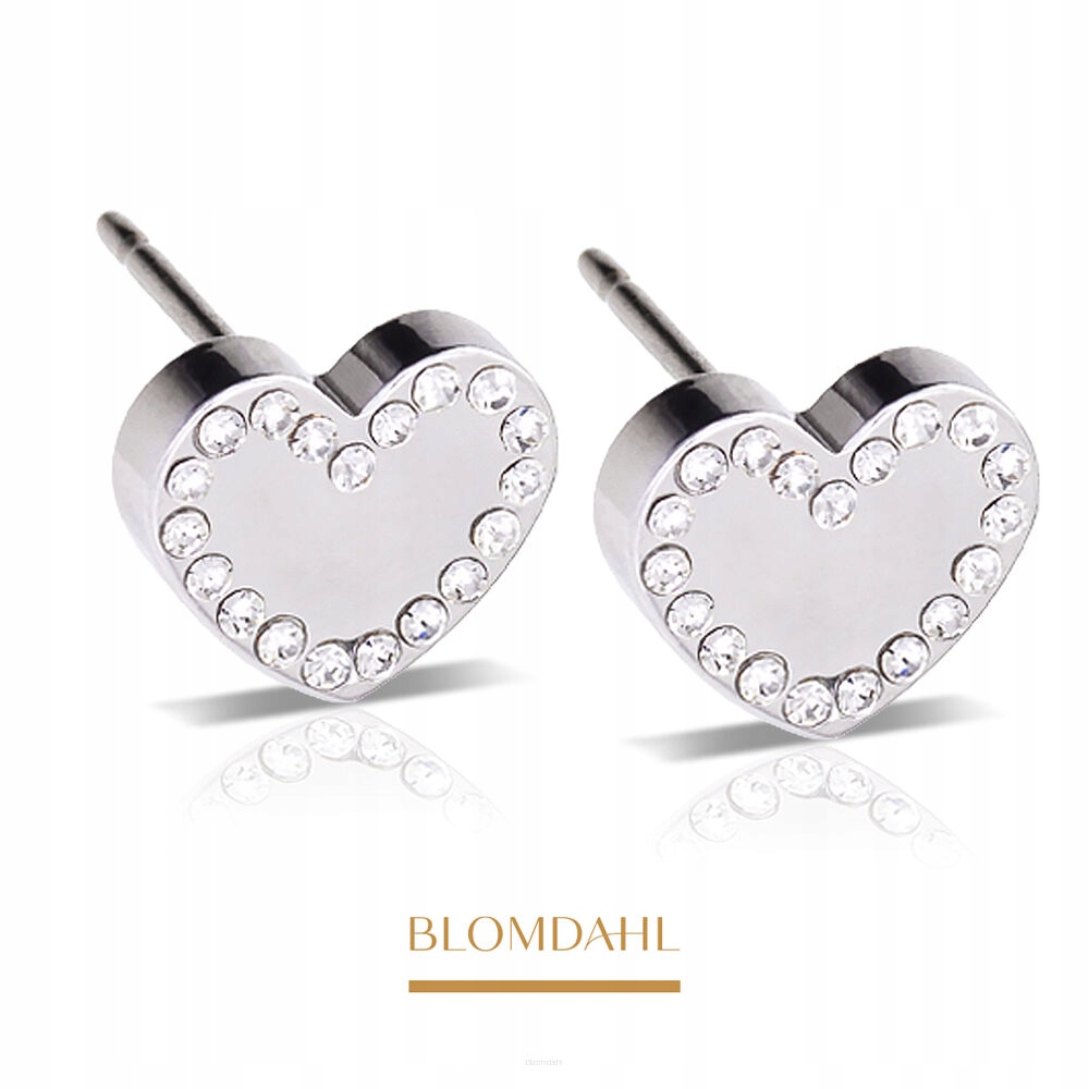 Hypoalergenní Náušnice Blomdahl Brilliance Sweetheart 8 mm
