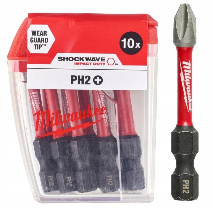 

Milwaukee Bit Udarowy Końcówka Shockwave PH2 50mm