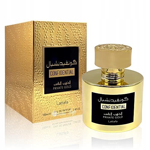 Lattafa Confidential Private Gold – Parfémovaná Voda – Objem: 100 ML