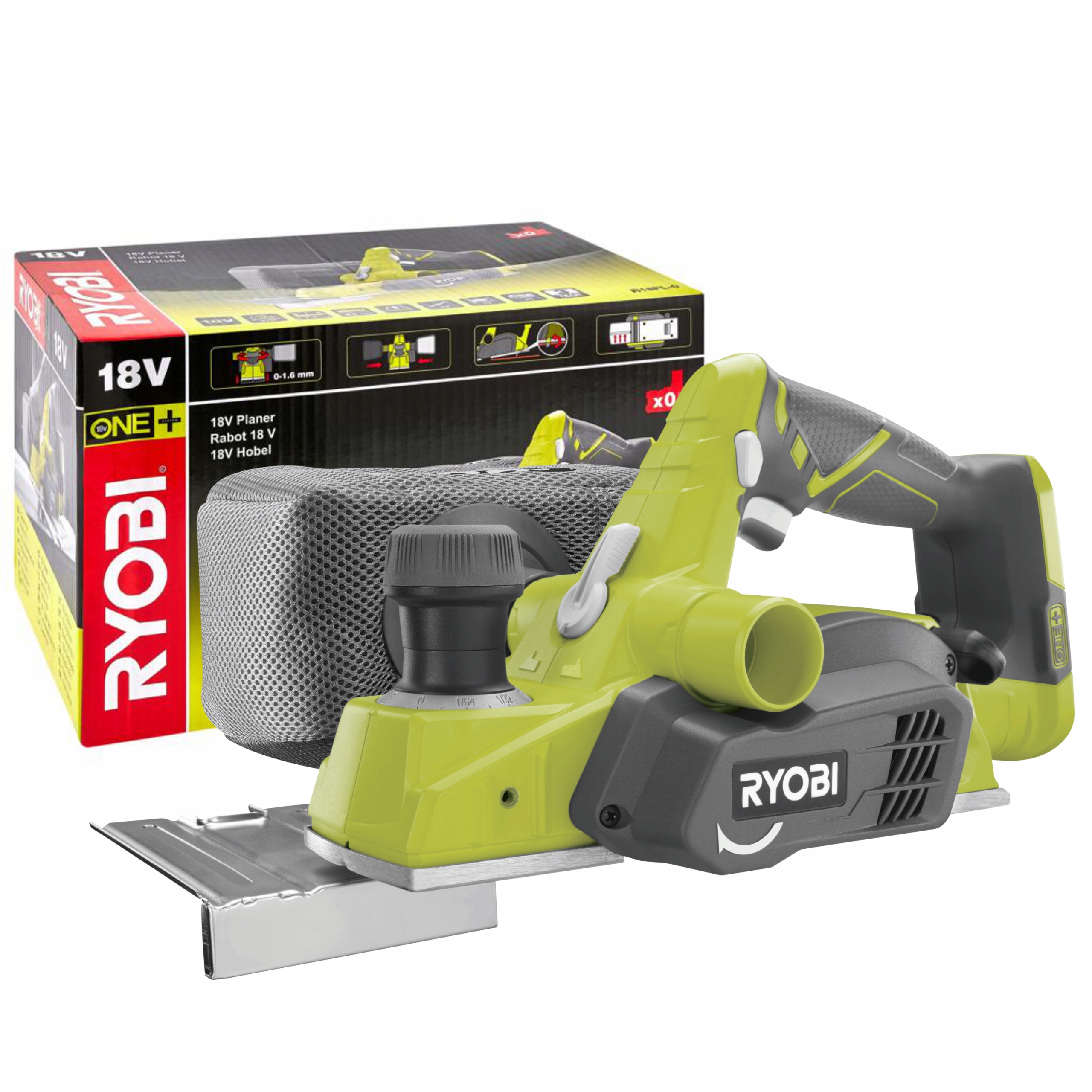 RYOBI STRUG AKUMULATOROWY SYSTEM ONE+ 18V SOLO BEZ AKUMULATORA R18PL-0 Kod producenta R18PL-0