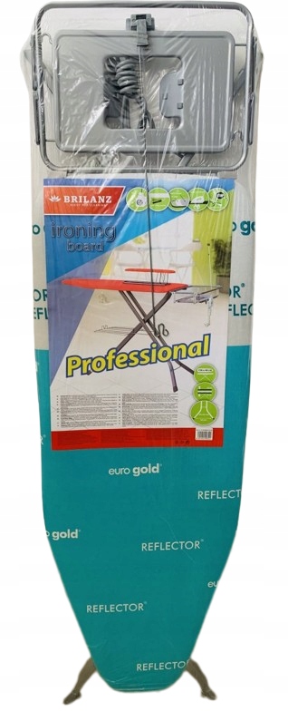 Levně Brilanz Žehlící prkno Professional 130 x 48, modré