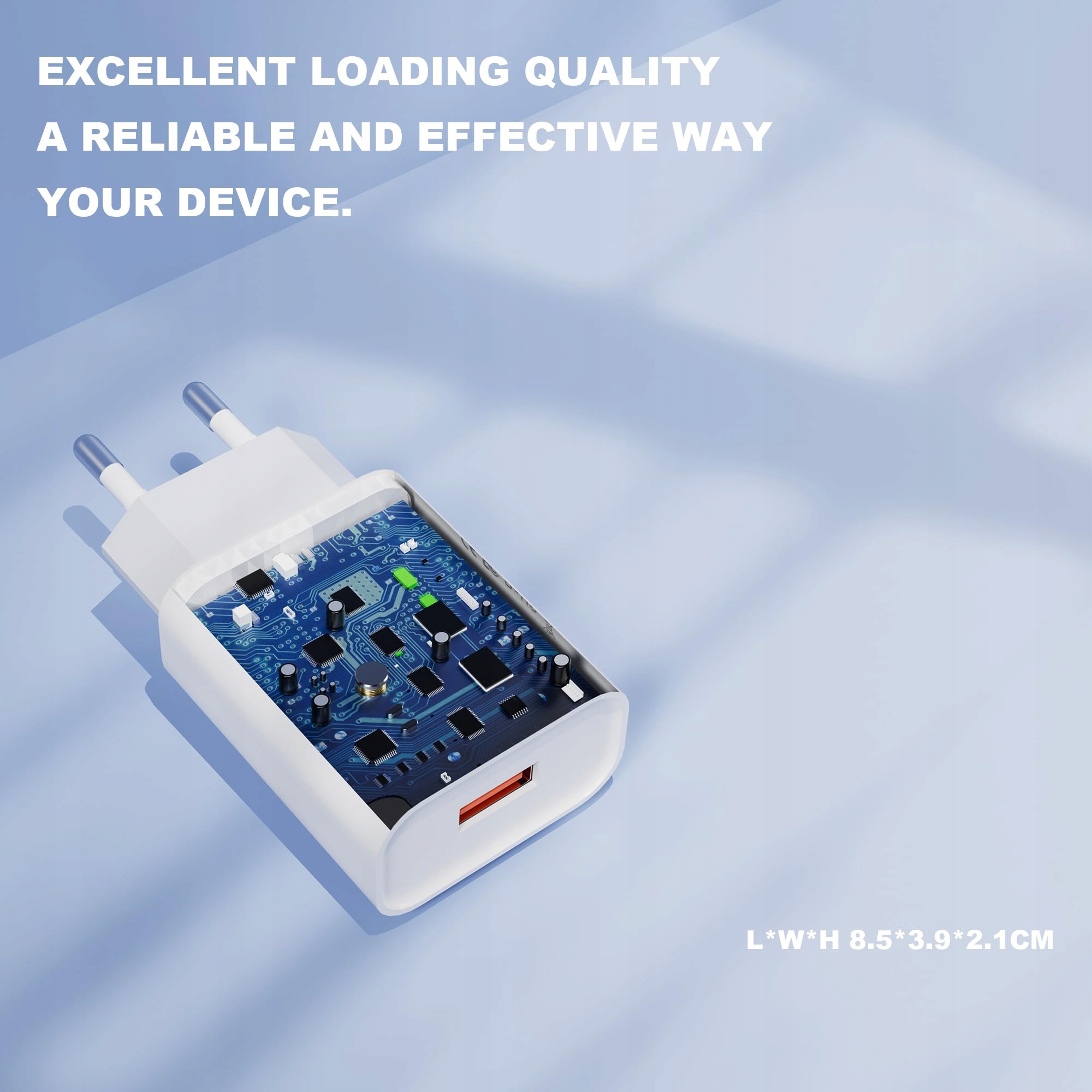 UNIVERSAL USB Ładowarka Szybkie Ładowanie 3A Do Android Telefonów — miniatura 3