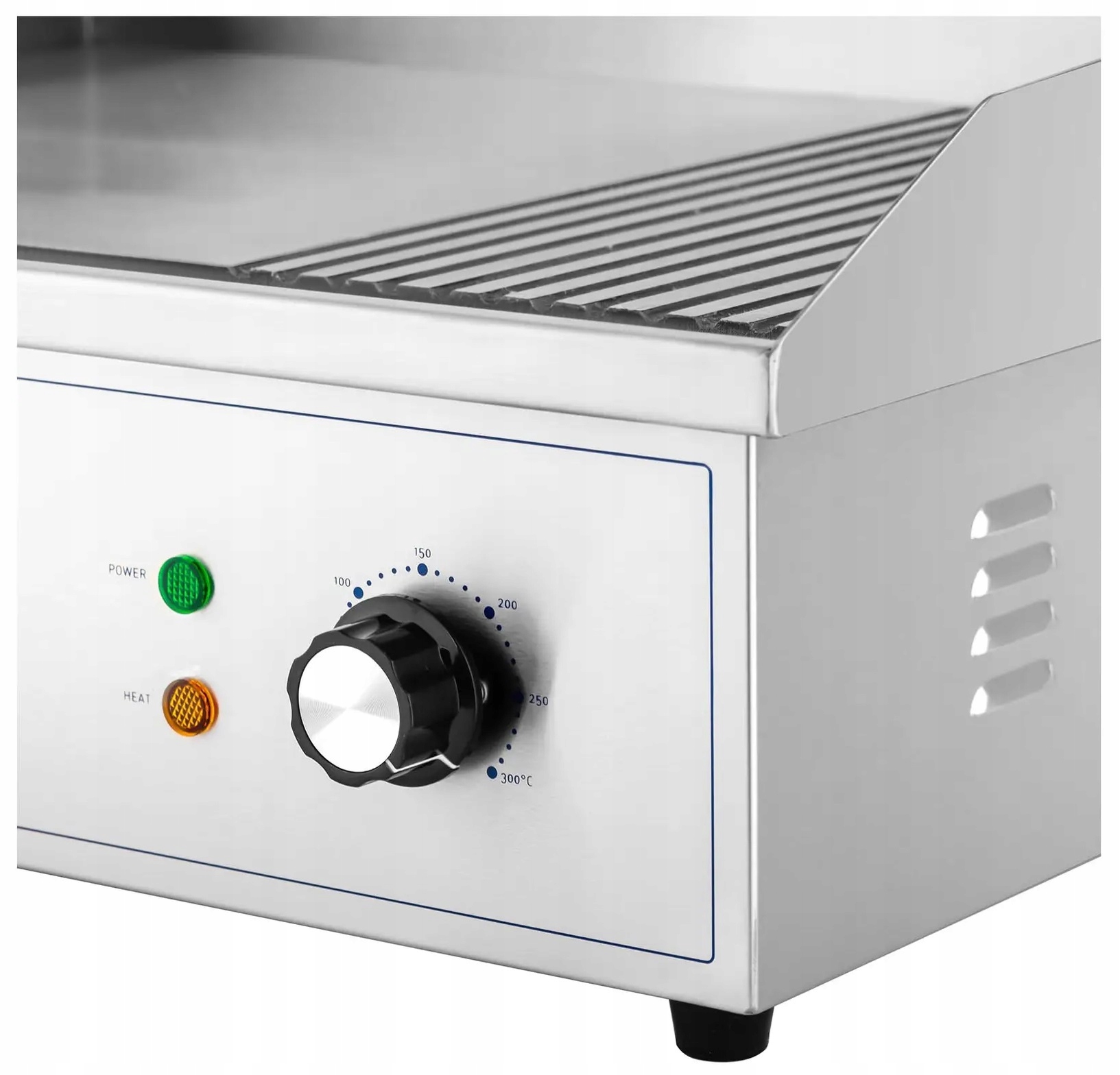 Płyta grillowa gładko ryfl 3000W 55x35 cm Royal Catering RCPG42-M 10012023