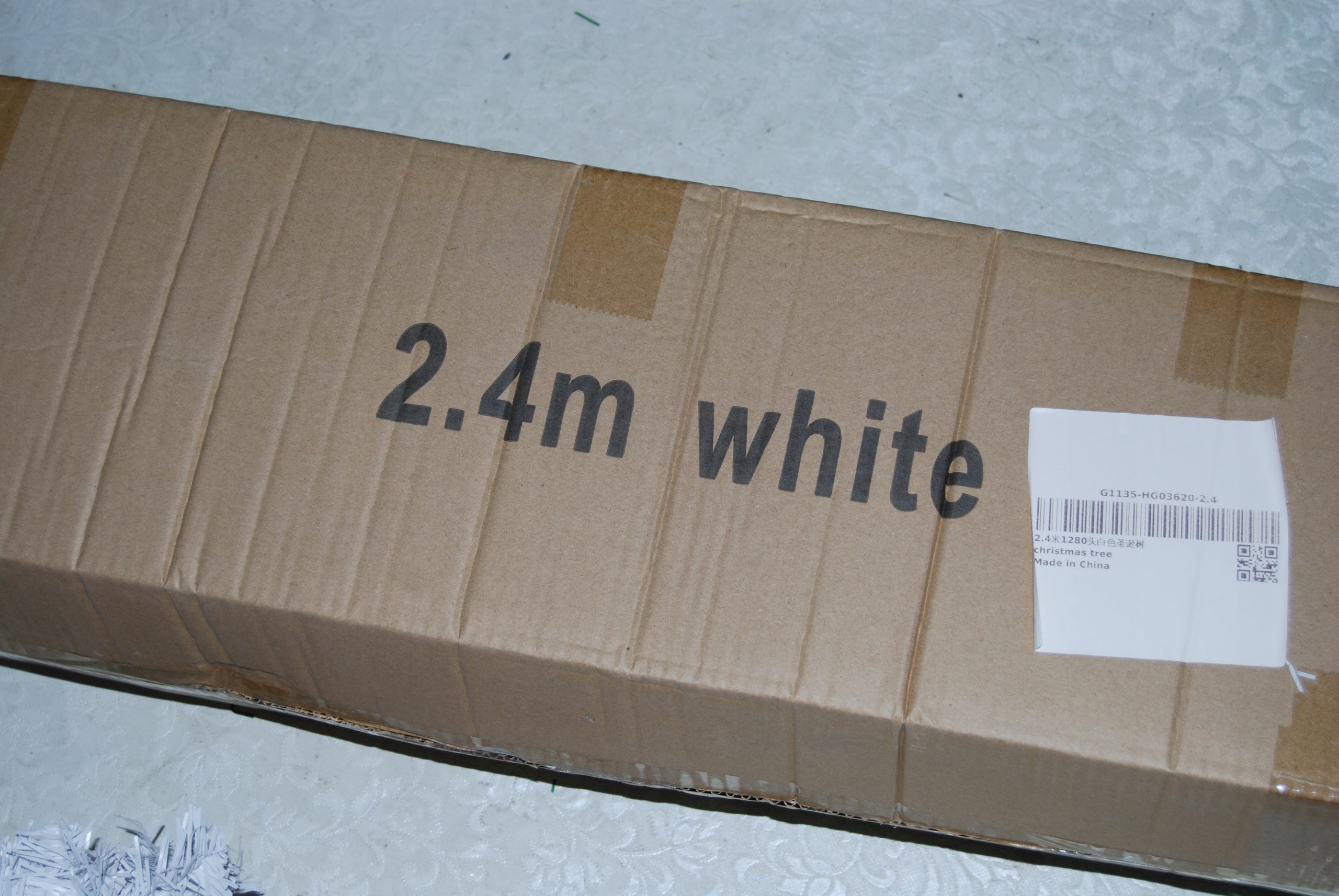 CHOINKA SZTUCZNA BIAŁA 240cm Marka inna