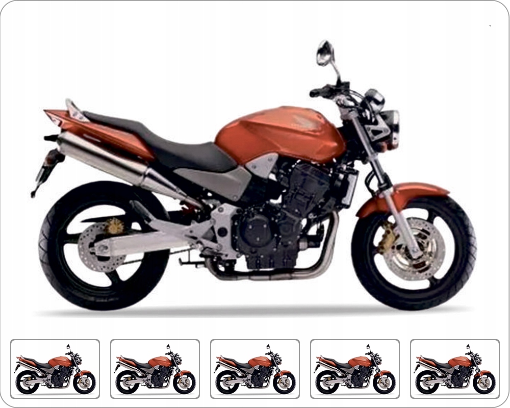 Samolepky Juula Pro Honda Cb 900 F Hornet 2007 Candy Blaze Oranžová YR196