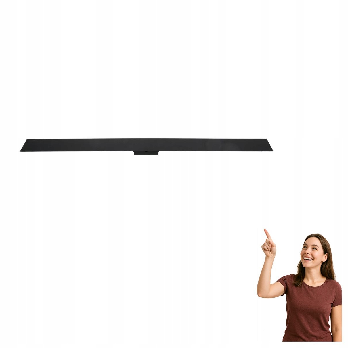 Led nástenné svietidlo 24W Navi Black Long 4510 Tk Lighting