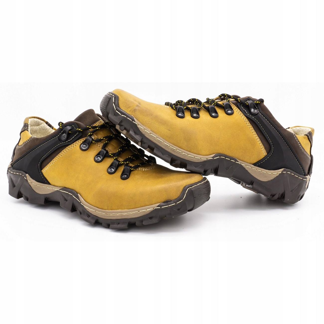 

Buty Męskie Trekkingowe Skóra 116 Żółty 43