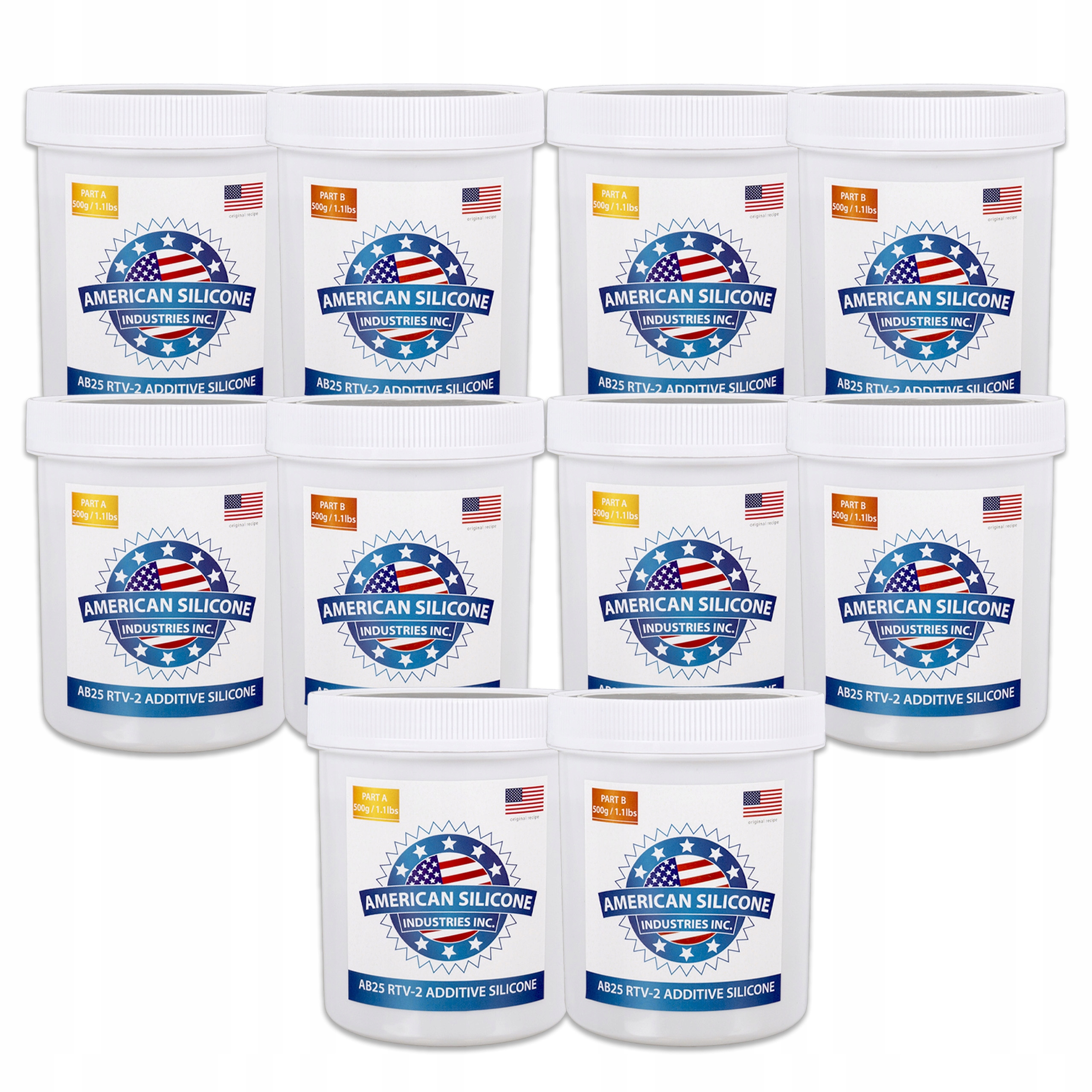 Adaptivní Silikon Formický 1kg AB25 RTV-2 pro Odlitek Form Nová Formule