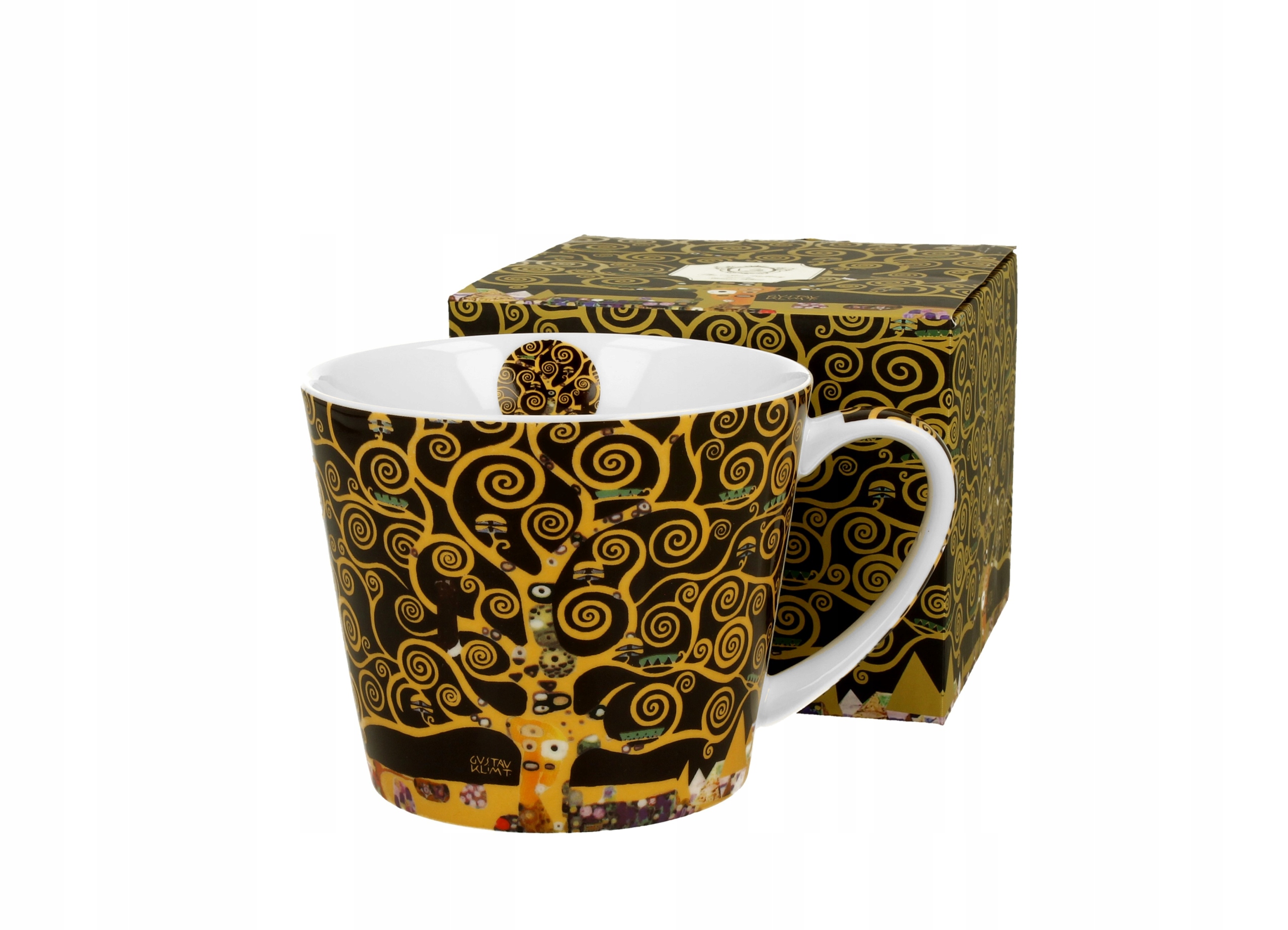 

Kubek kubas prosty 600 ml Drzewo Gustav Klimt