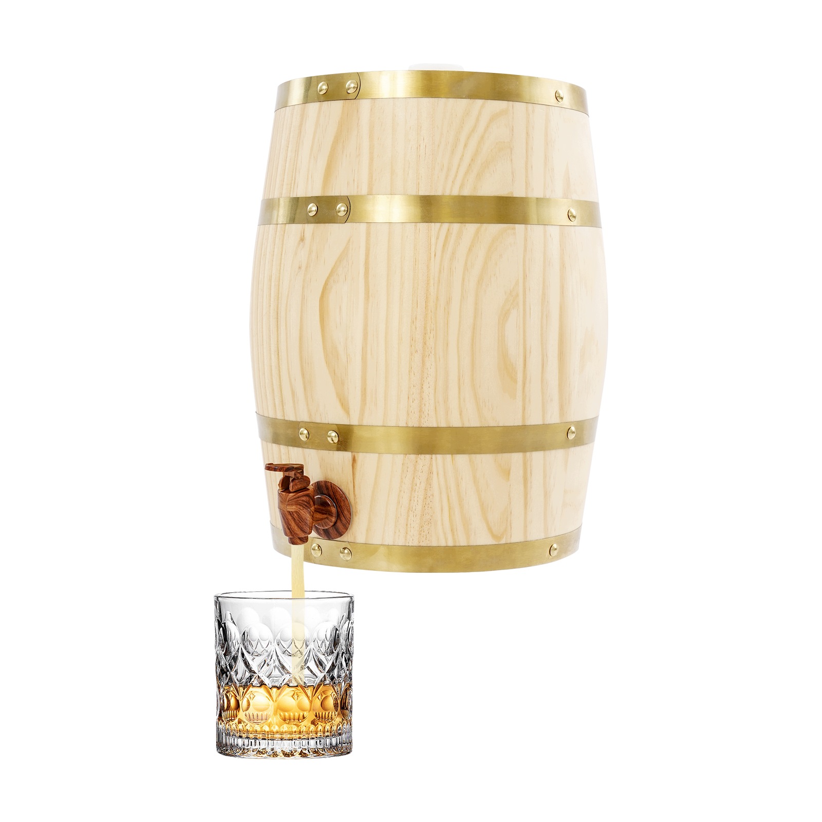 Dřevěný sud na alkohol 10 l s kohoutkem