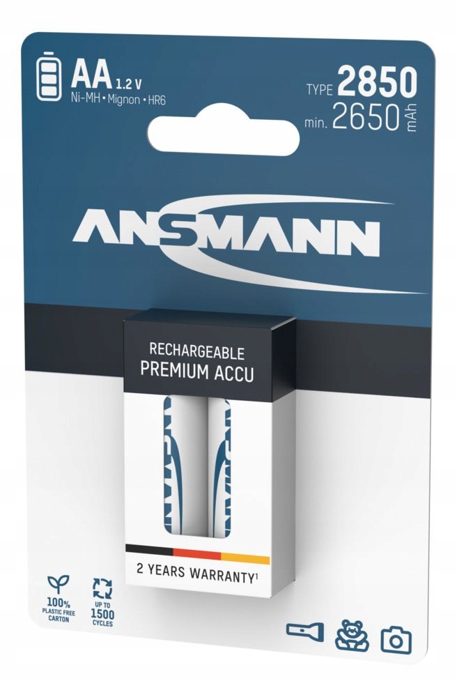 Ansmann akumulator Aa NiMH 2850 mAh 2 sztuki
