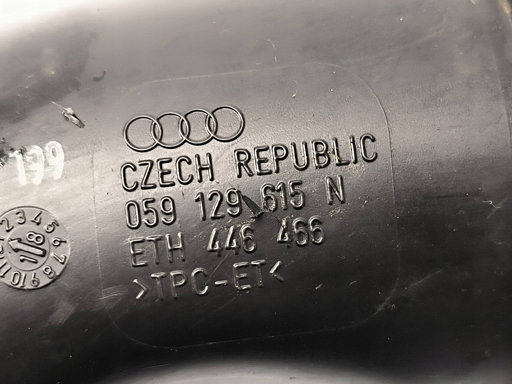 wiring pipe tube 059129615N AUDI A6 C7 LIFT