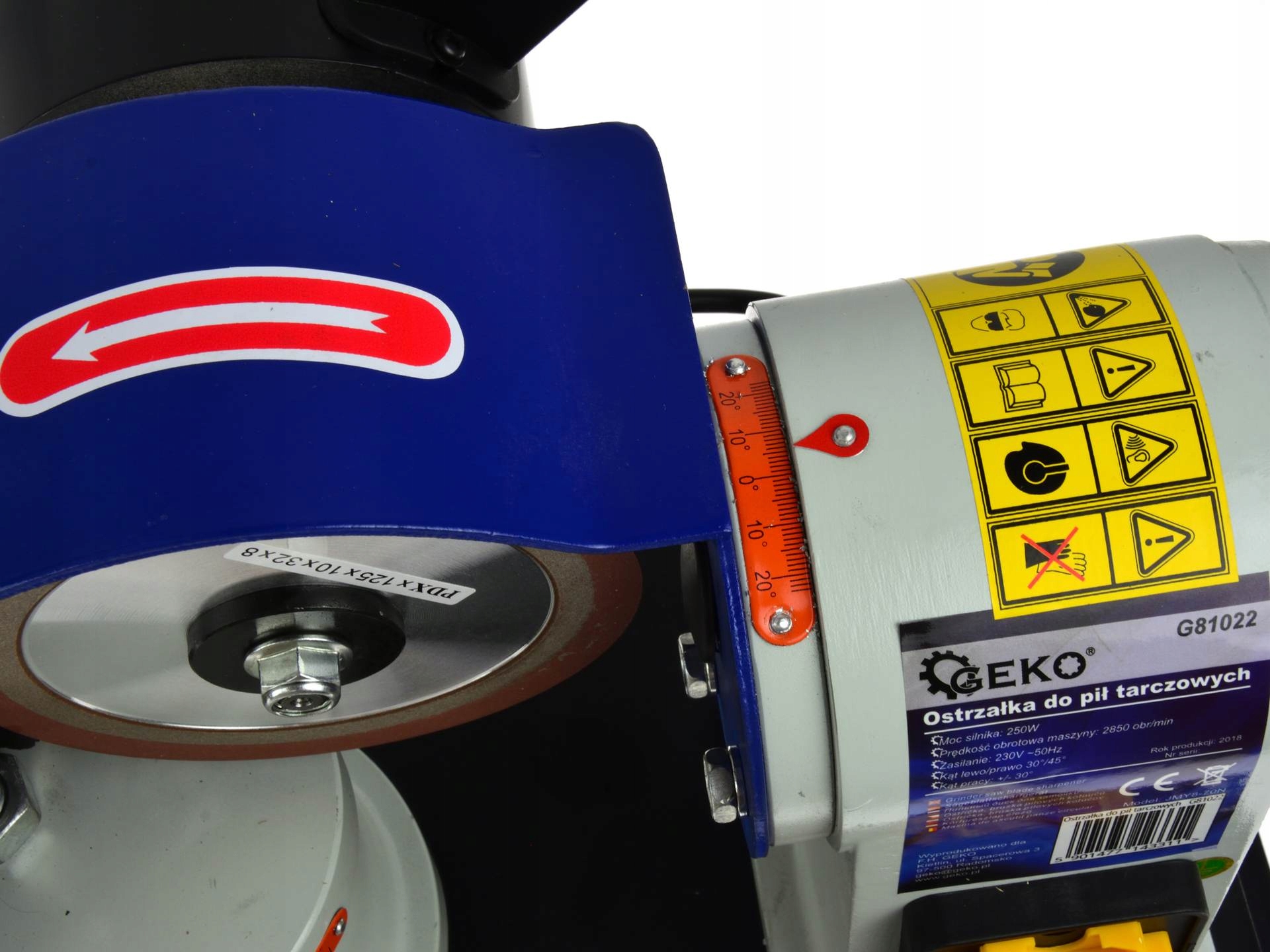 OSTRZAŁKA ELEKTRYCZNA DO PIŁ TARCZOWYCH 700MM GEKO Seria Inna