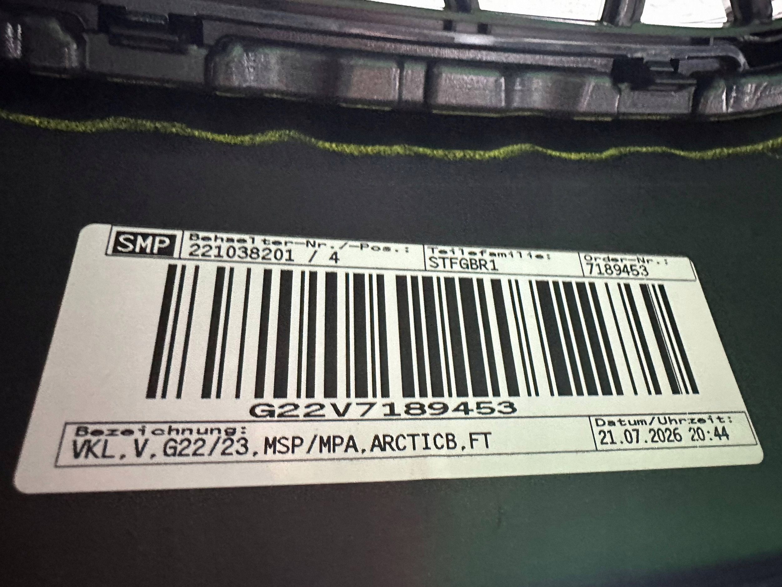 front bumper front BMW 4 G22 G23 M PAKIET complete