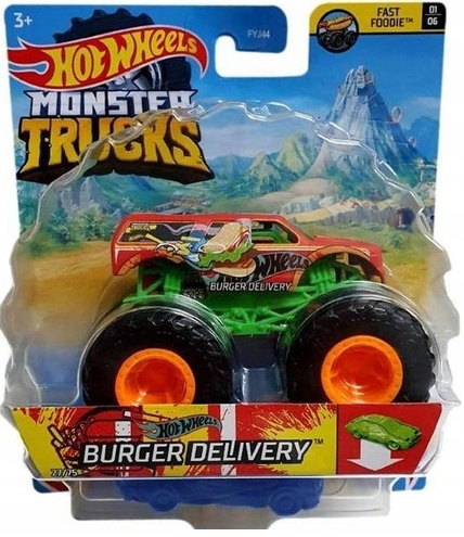 

Hot Wheels Burger Delivery Truck Monster Trucks