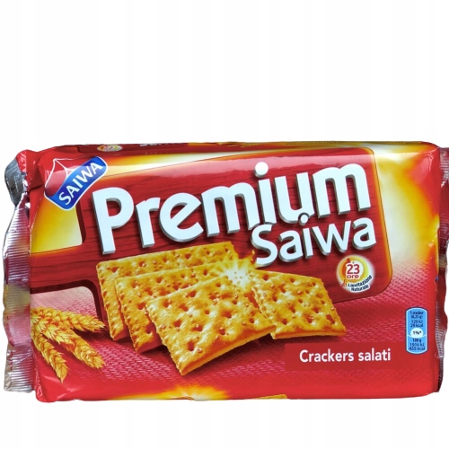 Levně 5x Premium Krekry Saiwa Crackers Salati 315g Saiwa