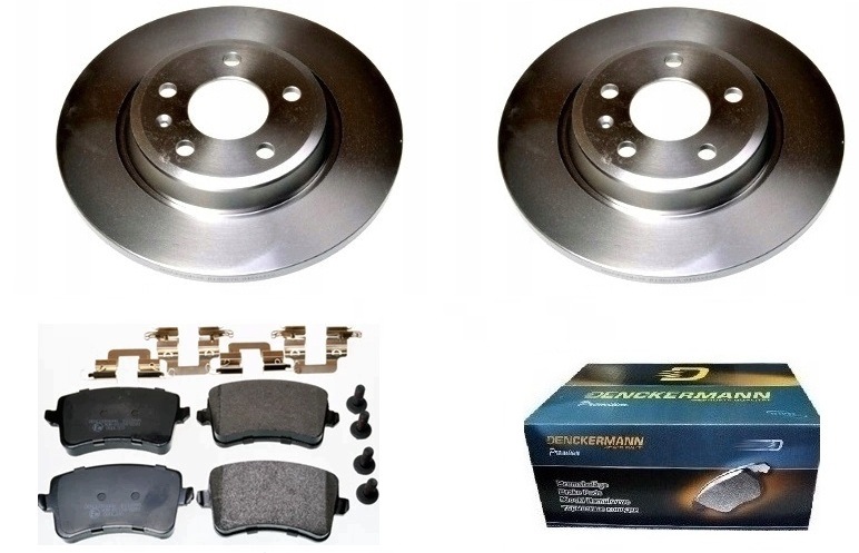 Kotouče destičky Audi A4 B8 A5 8T Q5 8R Zadní Sada 300 mm x 12 mm plné