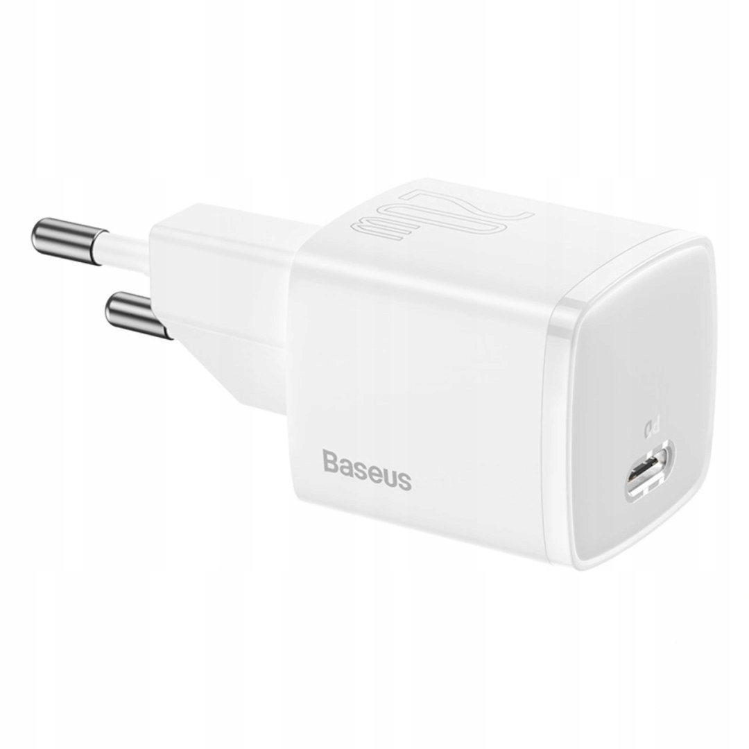 Ładowarka sieciowa Baseus Cube 20W Pd Usb-c biała