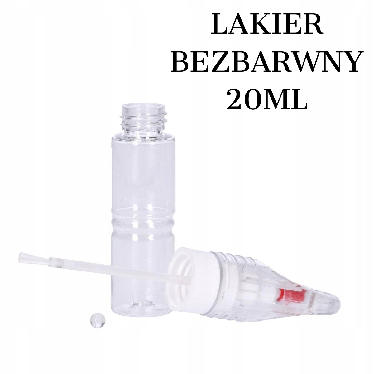 Lakier Bezbarwny Zaprawki Zaprawka Rapidograf Igła Pędzelek 20ML