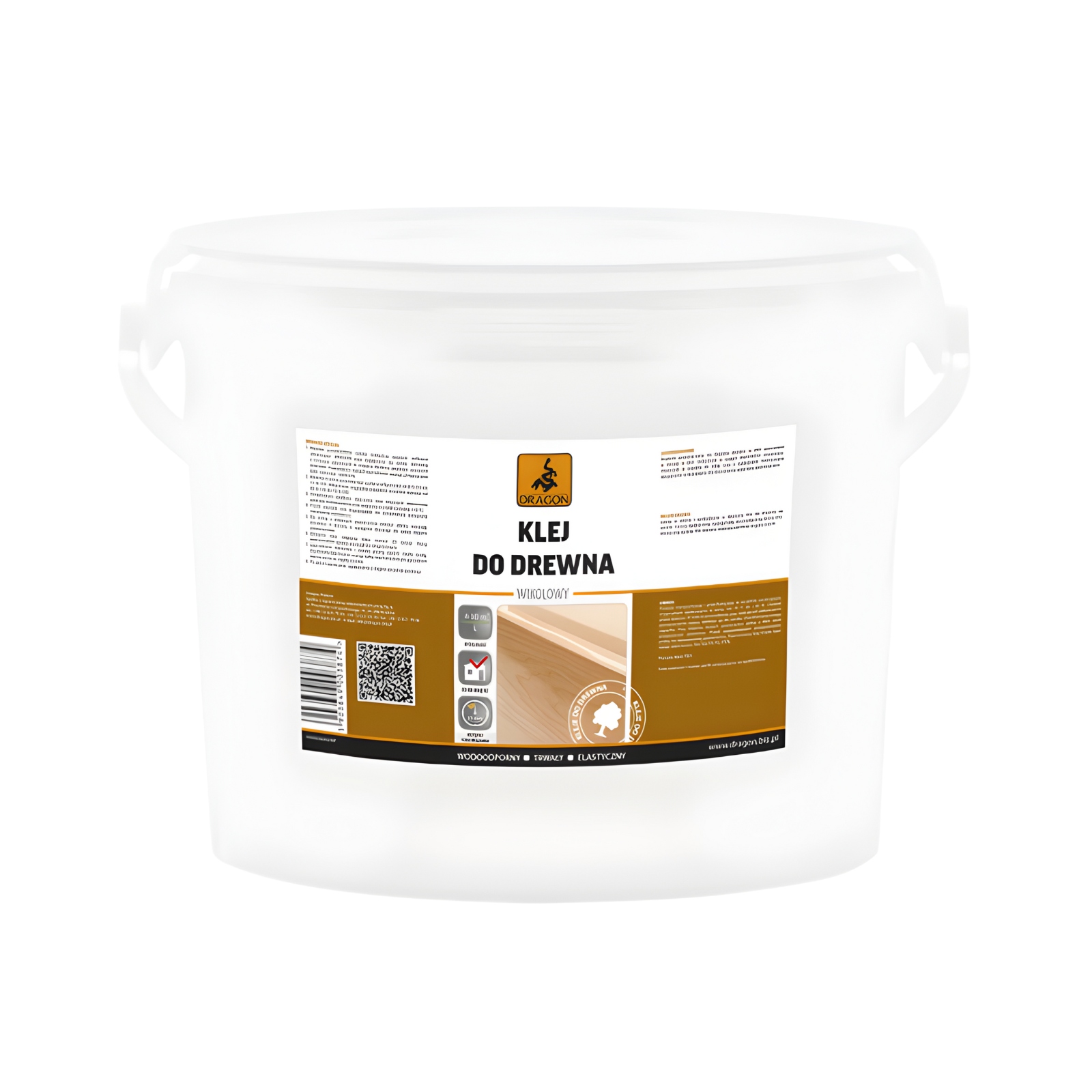 Dragon Lepidlo Na Dřevo Voděodolné D2 Vikolové 10 Kg, Bezbarvé, Montážní