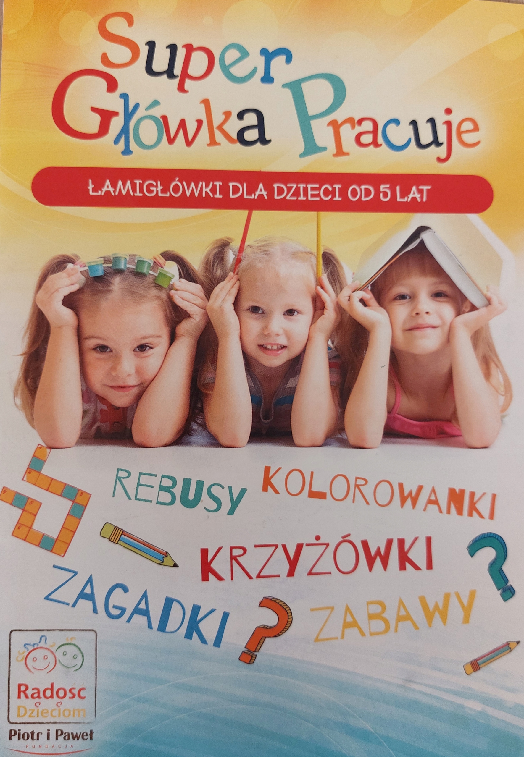 główka pracuje Łamigłówki dla dzieci od 5lat